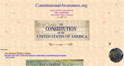 Desktop Screenshot of constitutionalawareness.org