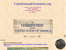 Tablet Screenshot of constitutionalawareness.org